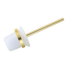 Wall Mounted Aluminium Toilet Brush Holder & Glass Brush Holder Set for Bat V5K7