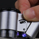 50X Handheld Mini Pocket Microscope Loupe Jeweler Magnifier with LED Light  S4O3