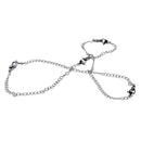 4X(8 Piece Stainless Steel Necklace Bracelet Extender Chain, Set 4 DifferenG5O3)