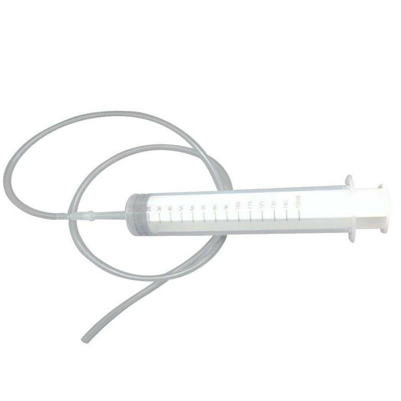 Large 150ML Plastic Hydroponics Nutrient Measuring Syringe with 70cm Tube Set