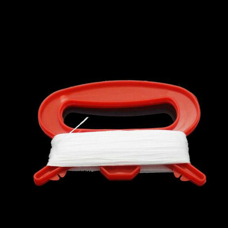 50m Outdoor Sports Fly Kite Line String with D Shape Winder Board Tool KitJ Dz