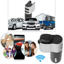 M10 MP3 Play Bluetooth 4.2 A2DP FM Transmitter 2 USB Car Charger w/Earphone Set