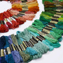 50X Cotton Cross Floss Stitch Thread Embroidery Sewing Skeins Multi Colors UK.
