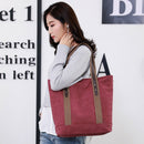 Canvas Tote Bag Shoulder Bag Large Capacity Leisure Travel Anti-Theft Fashi