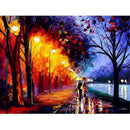 DIY Paint by Numbers Kit Digital Oil Painting Home Decor Street Lights Un QKV