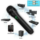 Wireless Dynamic Microphone, UHF Cordless Microphone System with Portable R F8Q4