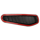 1 Pair Decorative Car Hood Vents ABS Air Intake Scoop Bonnet Louvers Black