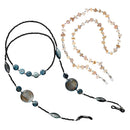 2Pcs Beads Beaded Eyeglass Chain Glasses Holders Handcrafted Craft Supplies