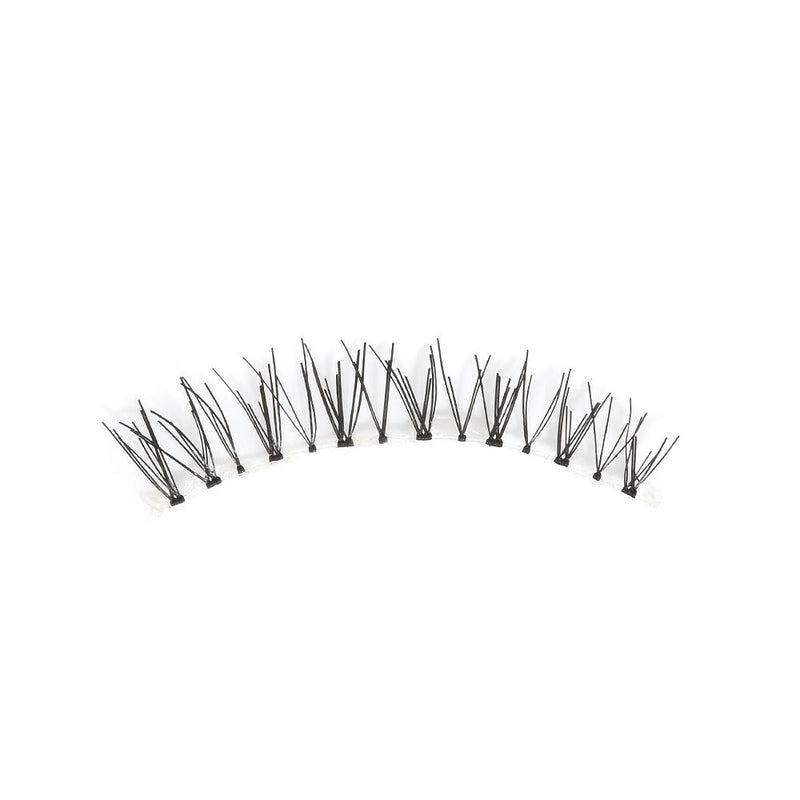 5Pairs Soft Lower Eye Lashes Under Bottom Natural Cross False Eyelashes black