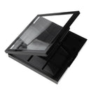 12 Slots Plastic Empty Eyeshadow Makeup Palette with Clear Lid for Concealer