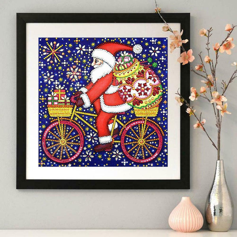 5D DIY Special Shaped Diamond Painting Santa Claus Cross Stitch Mosaic Kits