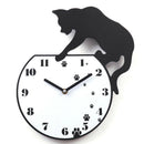 Wall Stickers Wallstickers Cute Footprints Acrylic Clock Modern Home Decor