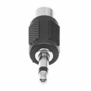 3.5mm Mono Male to RCA Female Audio Adapter Coupler 2 Pcs