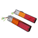 20 LED Tail Light Car Truck Trailer Stop Rear Reverse Turn Indicator Lamps  Nd
