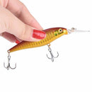 1pcs 11cm 10.5g minnow fishing lures plastic baits hard lures fishing hooks  BX