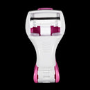 Women Cosmetic Tool Foldable White Pink Plastic Eyelash Curler J4S4