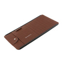 Car Sun Visor 9 Disc Slots CD Card Holder Organizer Storage Clip Bag Brown