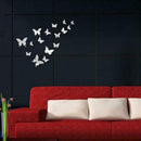 Creative Plastic Butterfly Wall Stickers DIY Kids Bedroom Animal Art Decor