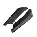 2x445mm Car Rear Bumper Lip Splitter Carbon Fiber Protectors Anti-crash Diffuser