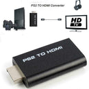 PS2 to HDMI Video Converter Adapter with 3.5mm Audio Monitor Output For HDT New
