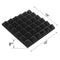 6 Piece Charcoal Acoustic Panel Studio Foam Wedge Fireproof Insulation Line
