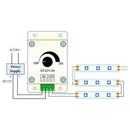 LED Strip Light Knob Manual Dimmer Controler Single Color New D6O9 P9K5