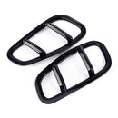 Side Lamp Cover Light Trims Bumper Protector 2016 2017 2018 ABS Chrome Car