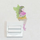 DIY Angel Diamond Painting Luminous Switch Stickers Bedroom Wall Decals