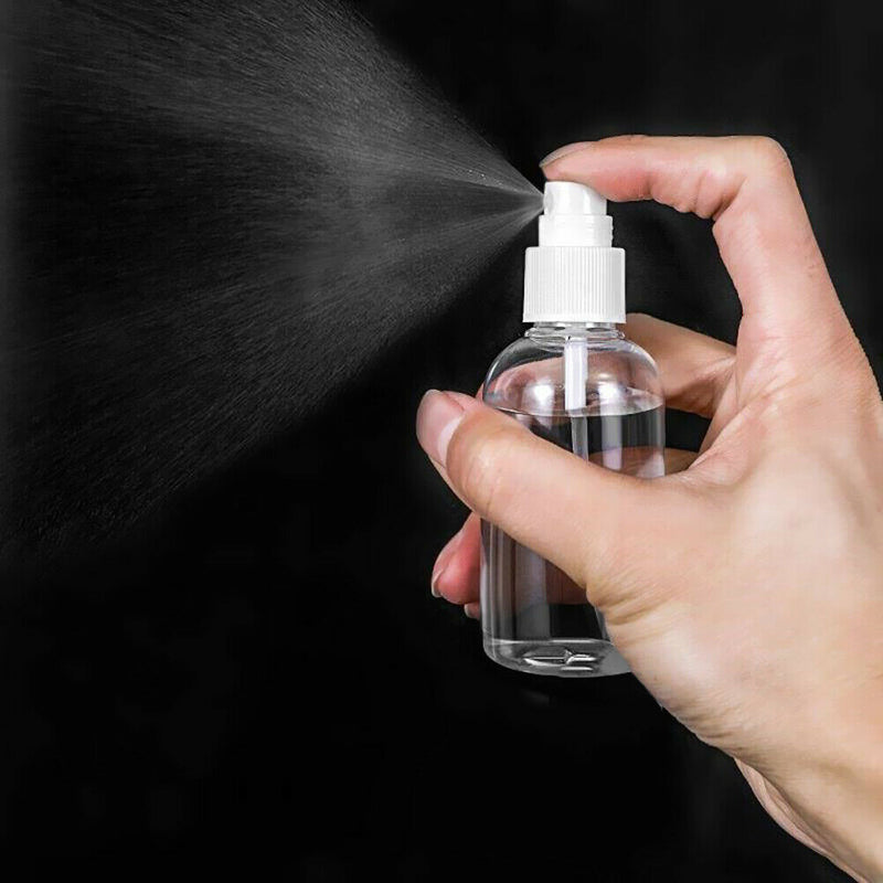 Plastic Transparent Refillable Empty Spray Bottle Perfume Sprayer (50ml) A