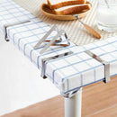 Tablecloth Clips,12 Pack Stainless Steel Table Cloth Holder Table Cover Cla