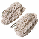 2PC Macrame Plants Hanger Hook 4 Legs Retro Flower Pot Hanging Rope Holder