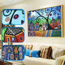 5D DIY Special-shaped Diamond Painting Cross Stitch Craft Kit (R8040 Tree)
