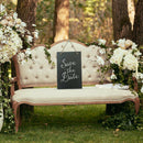 Wooden Hanging Blank Chalkboard Message Board for Rustic Wedding Signs