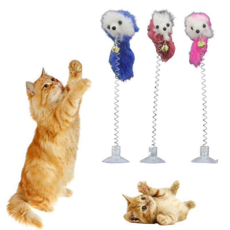 Kitten Mice Pet Plush Toys Feather False Mouse Cat Funny Toys Scratch G1Q5