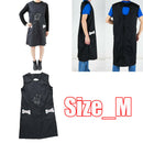 Size_M Black Pet Grooming Apron Workwear Work Clothes for Dog Beauticians