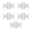 5 Pairs Soft Silicone Air Chamber Nose Pads for Glasses Eyeglasses vsdf TSL