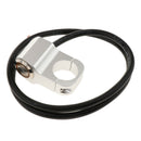 7/8" Motorcycle Handlebar Headlight Switch Stainless Steel Yellow Dirt Bike