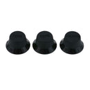 3pcs Plastic Electric Guitar Volume Adjusting Rotary Knob Potentiometer Cap