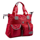 red New Ladies Fashion Waterproof Oxford Tote Bag Casual Nylon Shoulder Bag