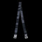 5 pair Transparent Crystal Invisible Adjustable Bra Set Shoulder hook Straps Kw