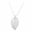 Women Fashion Leaves Jewelry Leaf Pendant Statement Long Chain Sweater Neck