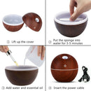 Led Colorful Usb Intelligent Induction Wood Grain Humidifier Ultrasonic Air