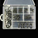 40 Pcs/Set Fishing Rod Guides Tip 8 Sizes Pole Repair Kit Line Rings Eyes S B5R8