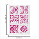 Layering Stencils For Walls Painting Scrapbooking Decor DIY Craft Hot Templ W1O6