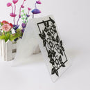 Plastic Cake Embossing Mold Template DIY Flower Cookie Fondant Decor Mould