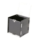 Acrylic Reptiles Terrarium Container for Reptiles Amphibians Black