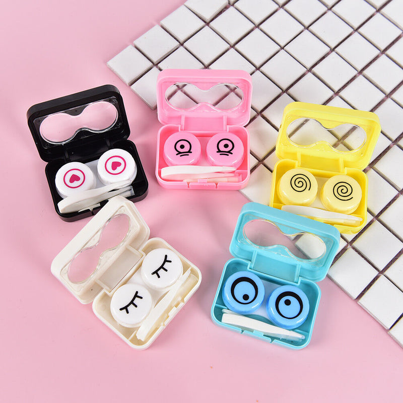 Outdoor Travel Portable Contact Lens Storage Box Case Holder Organizer Kit Cy