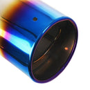 Universal Car Vehicle Exhaust Muffler Steel Tail Pipe:Straight Single Tube(