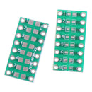 10Pcs SMD/SMT components 0805 0603 0402 to DIP adapter PCB board convertME