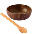 Eco-Friendly Organic Natural Coconut Shell Bowl Coconut Wood Tableware Spoon Set
